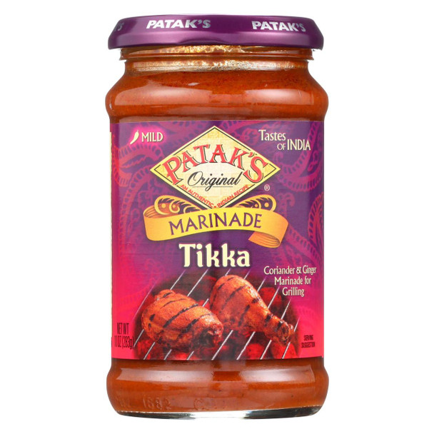 Pataks Curry Paste - Concentrated - Tikka Masala - Medium - 10 oz - case of 6