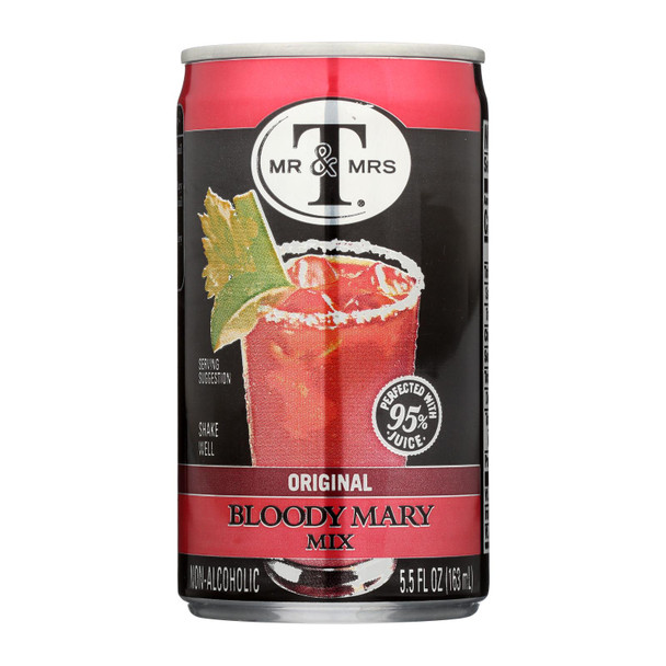 Mr and Mrs T Cocktail Mix - Bloody Mary - Case of 24 - 5.5 oz