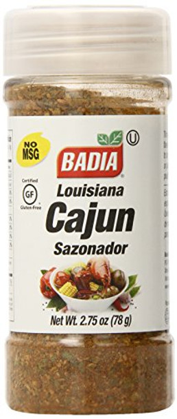 Badia Spices - Louisiana Seasoning Cajun Sazonador - Case of 12 - 2.75 oz.