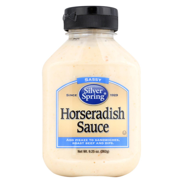 Silver Spring Sauce - Horsradish - Case of 9 - 9.25 fl oz