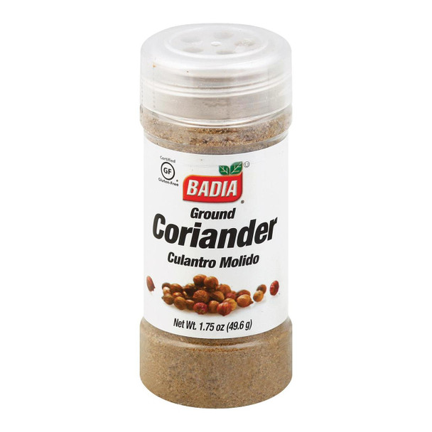 Badia Spices - Ground Coriander - Case of 12 - 1.75 oz.