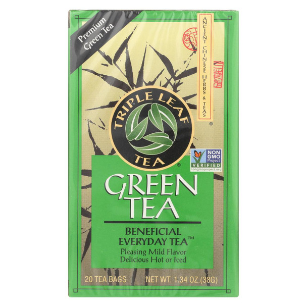 Triple Leaf Tea Green Tea - Case of 6 - 20 Bags