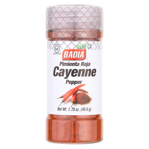 Badia Spices - Ground Cayenne Pepper - Case of 12 - 1.75 oz.