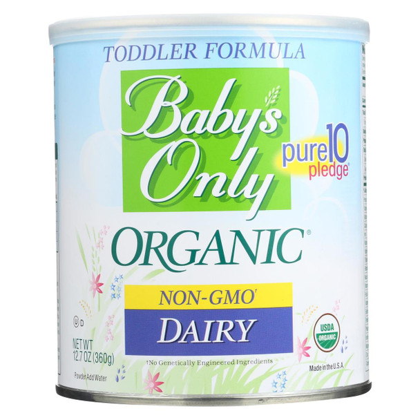 Baby's Only Organic Dairy Iron Fortified Toddler Formula - Case of 6 - 12.7 oz.