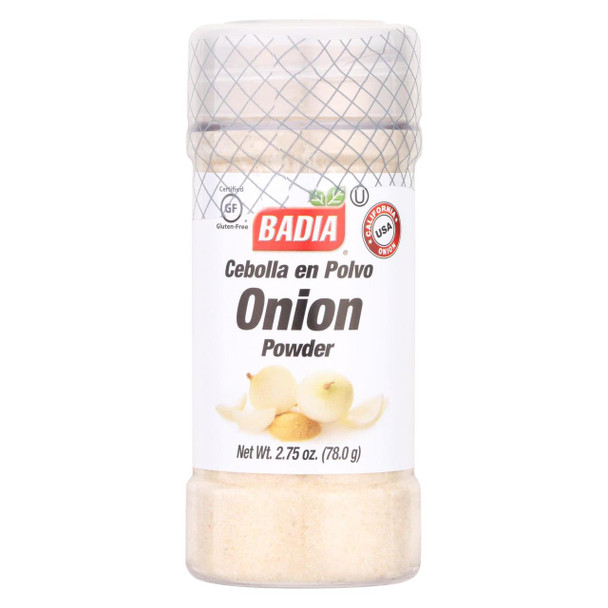 Badia Spices - Onion Powder - Case of 12 - 2.75 oz.