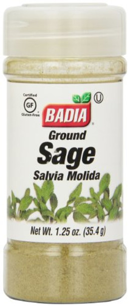 Badia Spices - Sage Ground - Case of 12 - 1.25 oz.