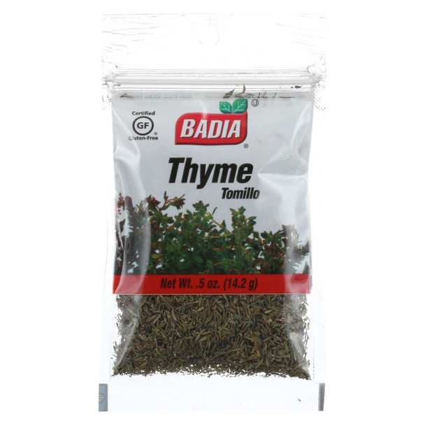 Badia Spices - Thyme Leaves - .5 oz. - case of 12
