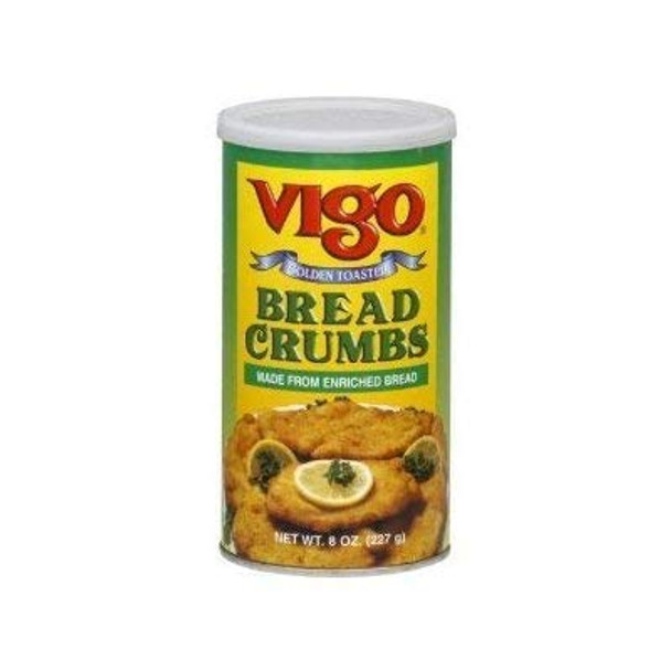 Vigo Bread Crumbs - Plain - Case of 12 - 8 oz