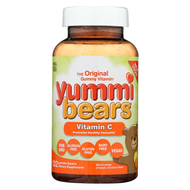 Hero Nutritionals Yummi Bears Vitamin C - 132 Gummy Bears