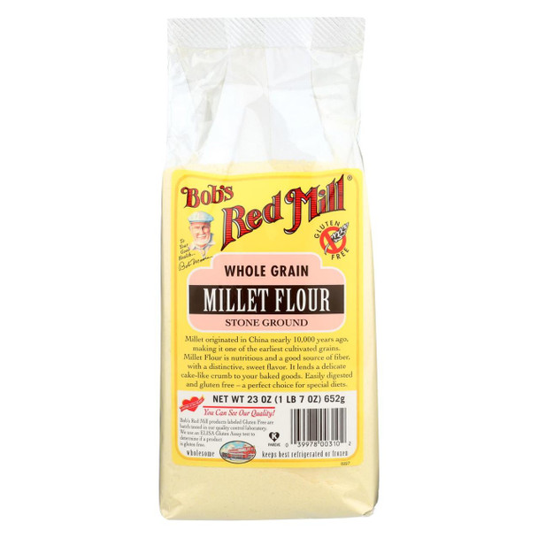 Bob's Red Mill - Millet Flour - 23 oz - Case of 4