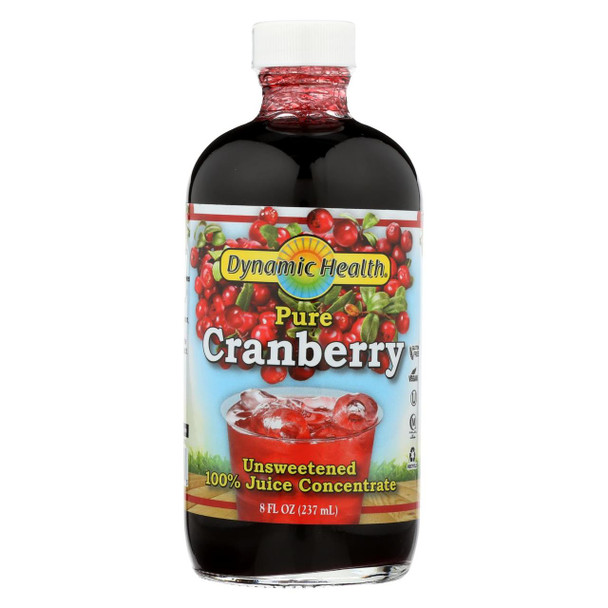 Dynamic Health - Concentrate Cranberry - EA of 1-8 FZ