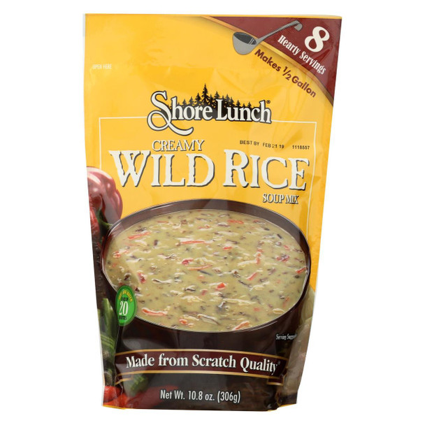 Shore Lunch Soup Mix - Wild Rice - Case of 6 - 10.8 oz