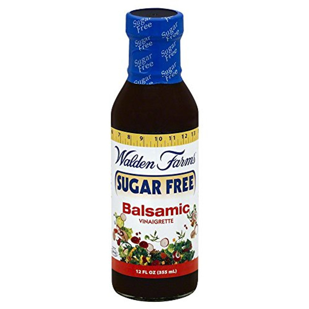 Walden Farms Vinaigrette - Sugar Free Balsamic - Case of 6 - 12 fl oz