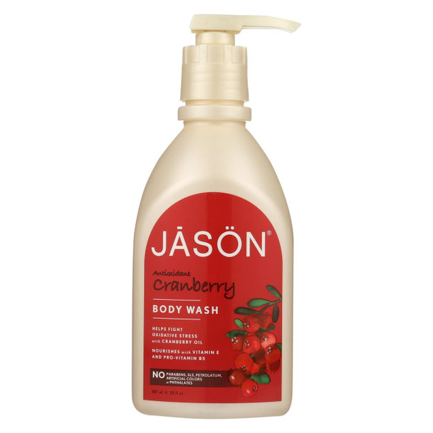 Jason Satin Shower Body Wash Cranberry - 30 fl oz