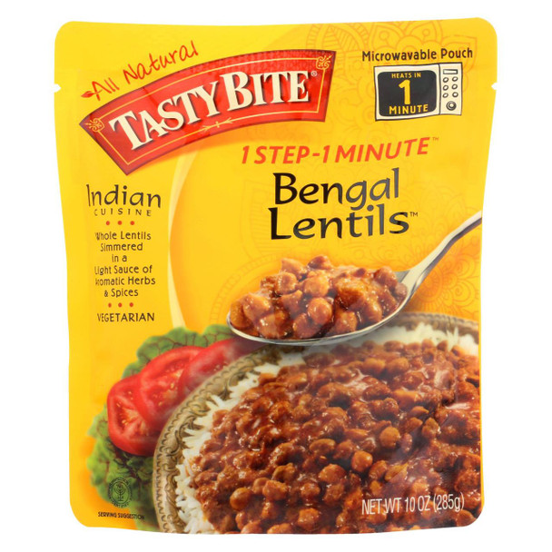 Tasty Bite Bengal Lentils - Case of 6 - 10 oz.