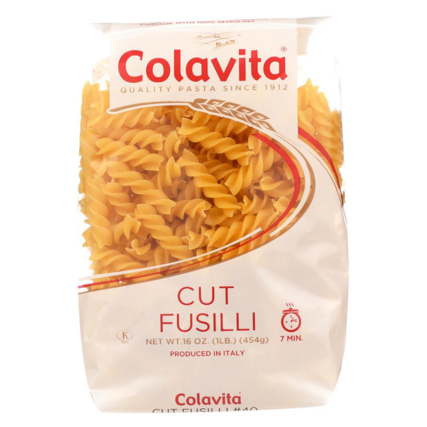 Colavita Pasta - Fusilli - Case of 20 - 16 oz