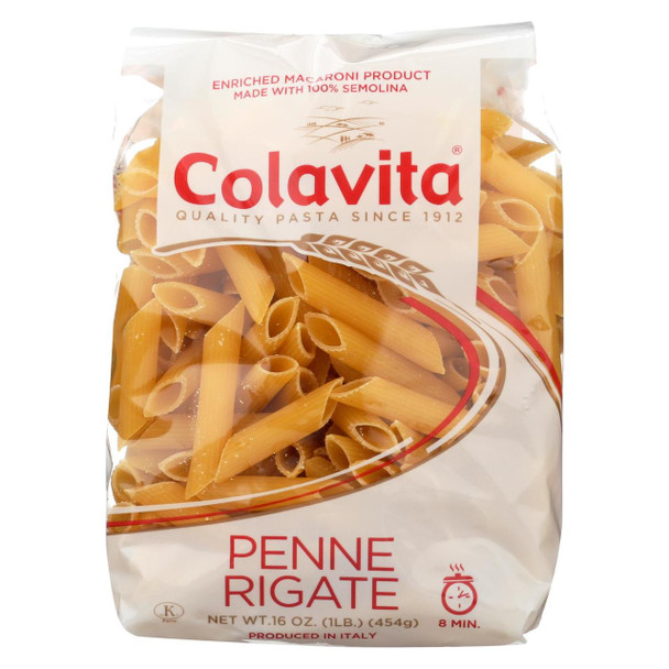 Colavita Pasta - Rigate Penne - Case of 20 - 16 oz