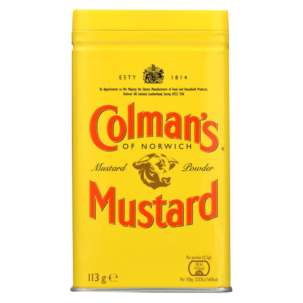 Colman Dry Mustard Powder - 4 oz - case of 12