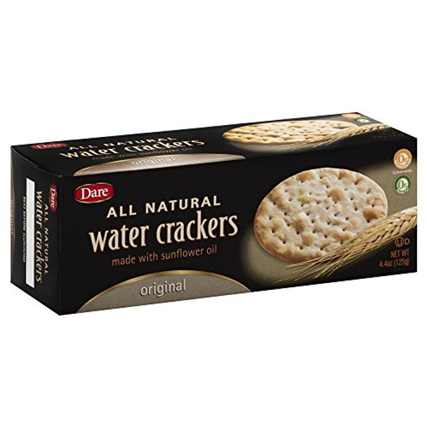 Dare Crackers - Water Crackers Original - Case of 12 - 4.4 oz.