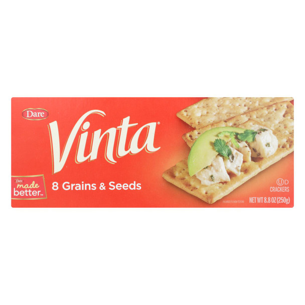 Breton/Dare - Vinta Crackers - Original - Case of 12 - 8.8 oz.