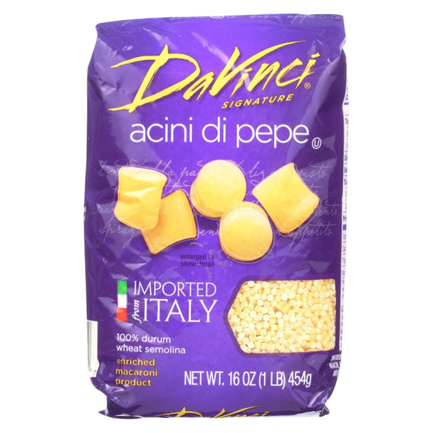 DaVinci - Acini Di Pepe Pasta - Case of 12 - 1 lb.