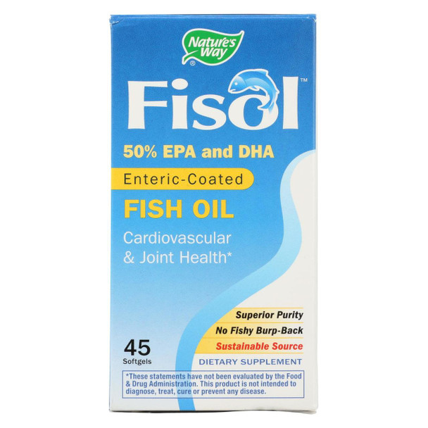 Nature's Way - Fisol Fish Oil - 45 Softgels