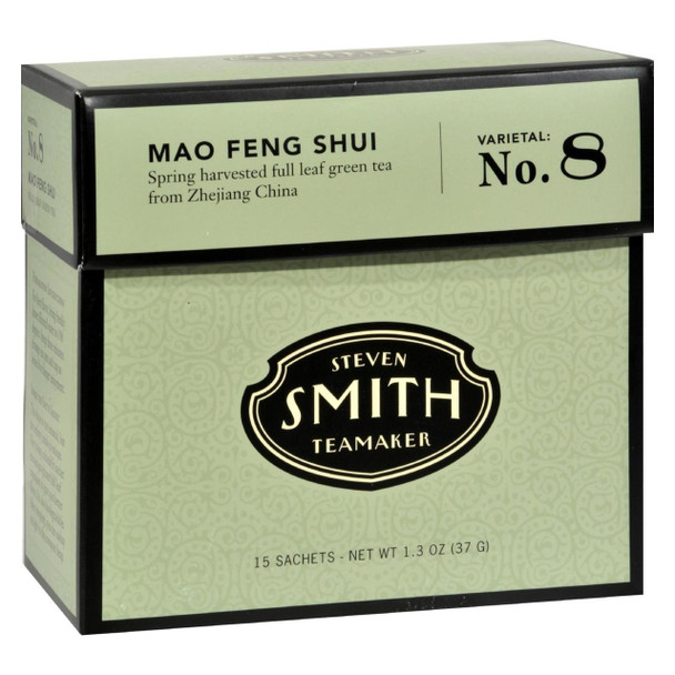 Smith Teamaker Green Tea - Mao Feng Shui - Case of 6 - 15 Bags