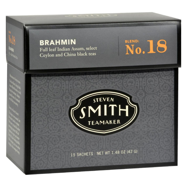 Smith Teamaker Black Tea - Brahmin - Case of 6 - 15 Bags