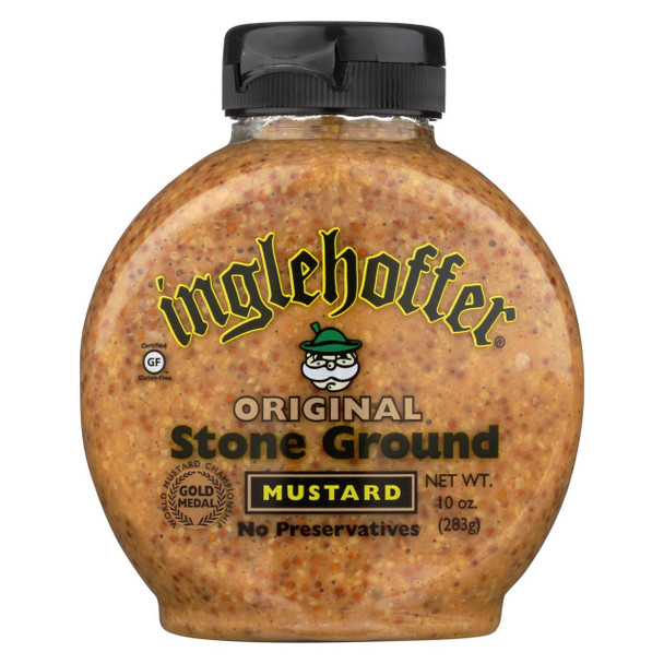 Inglehoffer - Mustard - Original Stone Ground - Case of 6 - 10 oz.