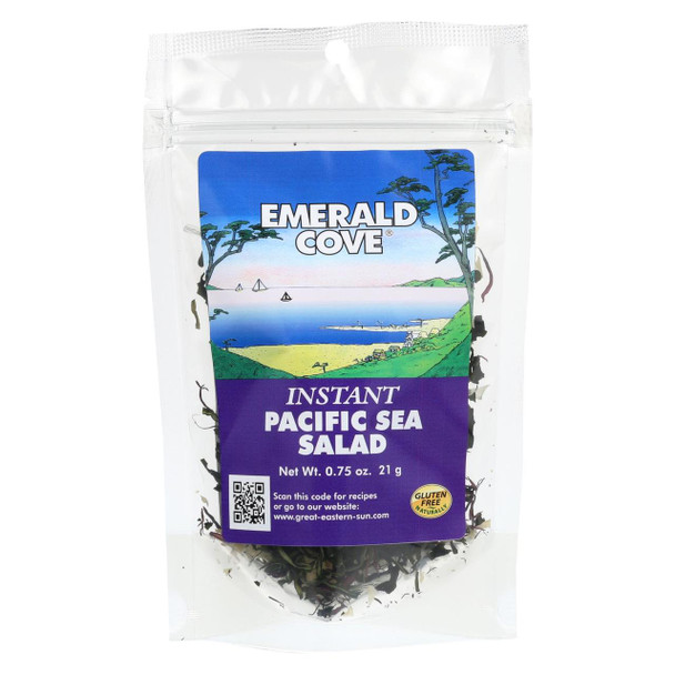 Emerald Cove Instant Pacific Sea Salad - Sea Vegetable - Case of 6 - .75 oz