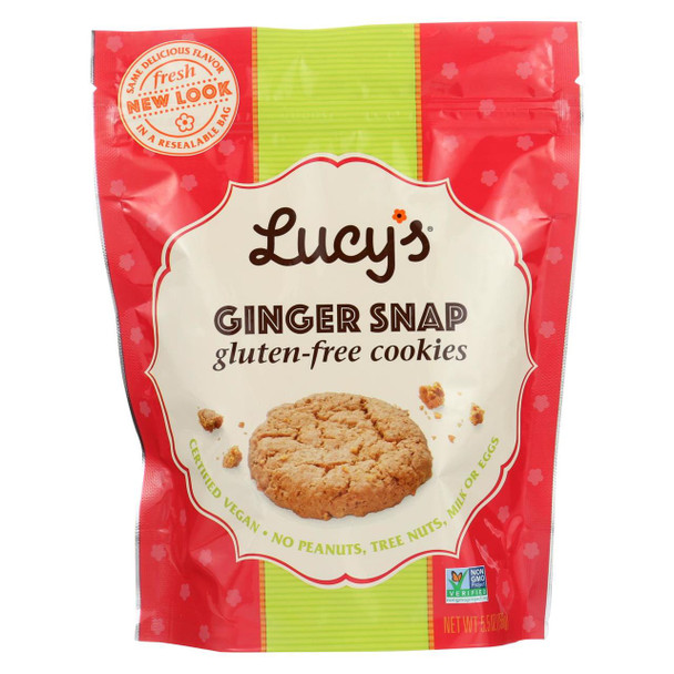 Dr. Lucy's - Cookies - Ginger Snap - Case of 8 - 5.5 oz.