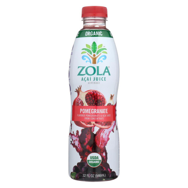 Zola Acai Juice - Pomegranate - Case of 8 - 32 oz.