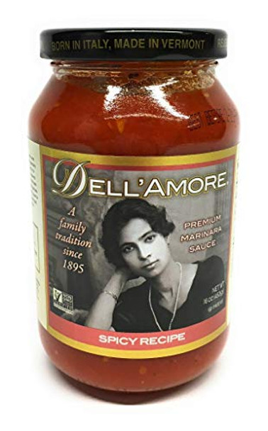 Dell Amore - Spicy Marinara Sauce - Case of 12 - 16 fl oz