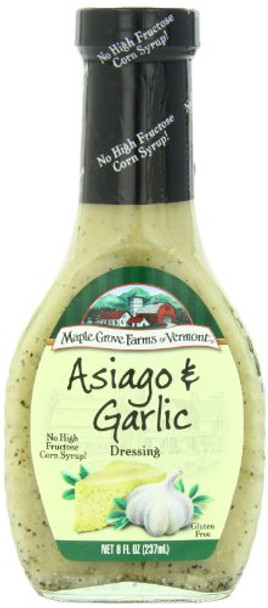 Maple Grove Farms - Salad Dressing - Asiago and Garlic - 8 Fl oz.