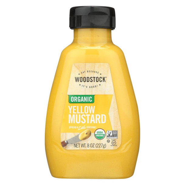 Woodstock Organic Yellow Mustard - 1 Each 1 - 8 OZ