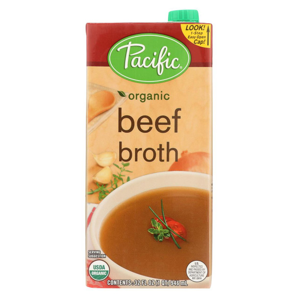 Pacific Natural Foods Organic Broth - Beef - 32 fl oz