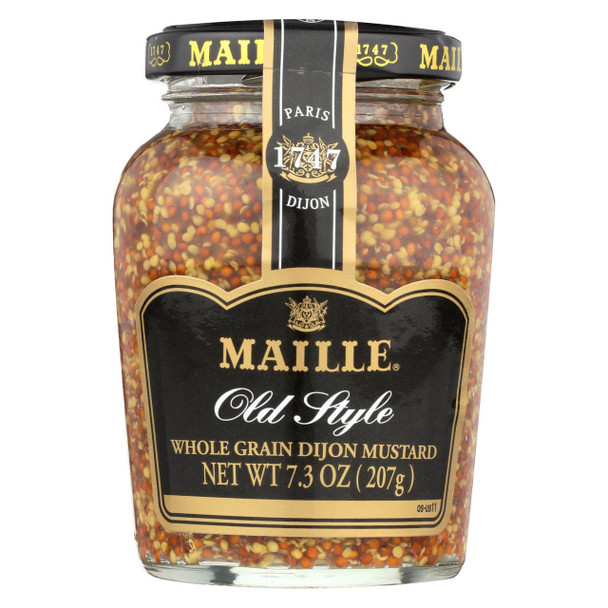 Maille Old Style Whole Grain Dijon Mustard - Case of 6 - 7.3 oz.