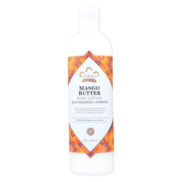 Nubian Heritage Lotion - Mango Butter - 13 oz