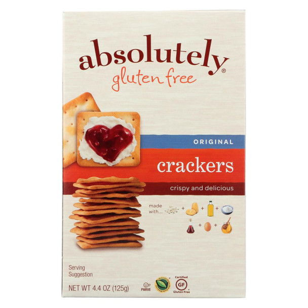 Absolutely Gluten Free - Crackers - Original - Case of 12 - 4.4 oz.