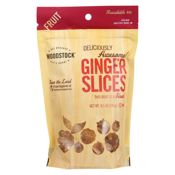 Woodstock Ginger Slices - Case of 8 - 8.5 OZ