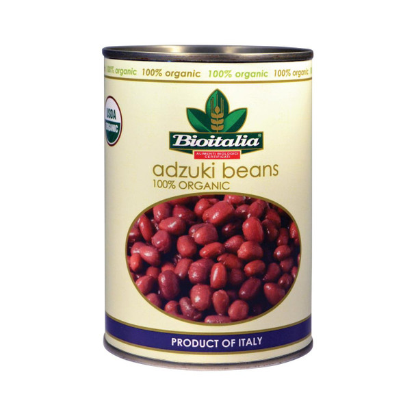 Bioitalia Beans - Adzuki Beans - Case of 12 - 14 oz.