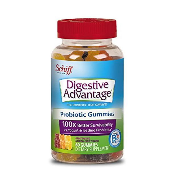 Schiff Digestive Advantage Probiotic Gummies - 60 Gummies