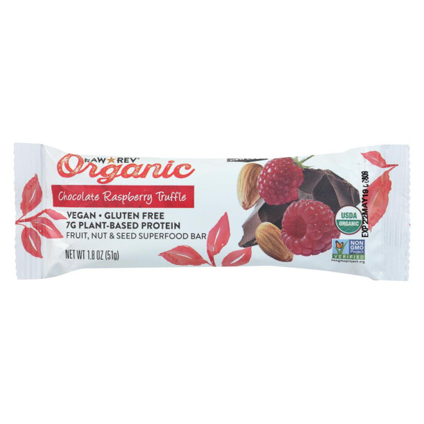 Raw Revolution Bar - Organic Raspberry Truffle - Case of 12 - 1.8 oz