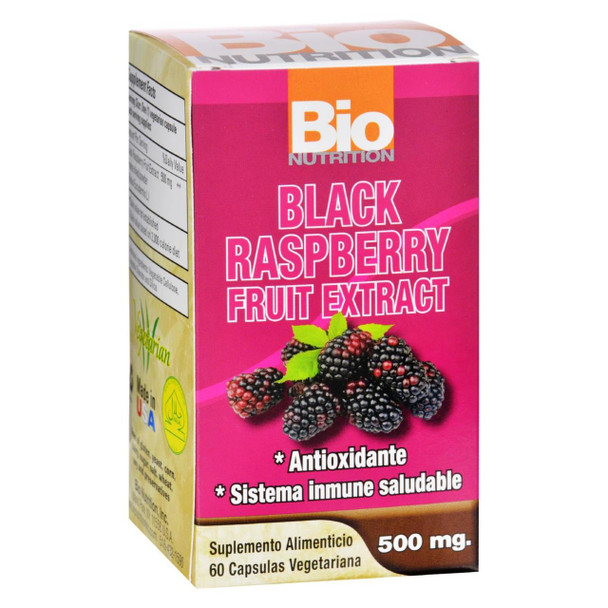 Bio Nutrition - Black Raspberry Fruit Extract - 60 Vegetarian Capsules