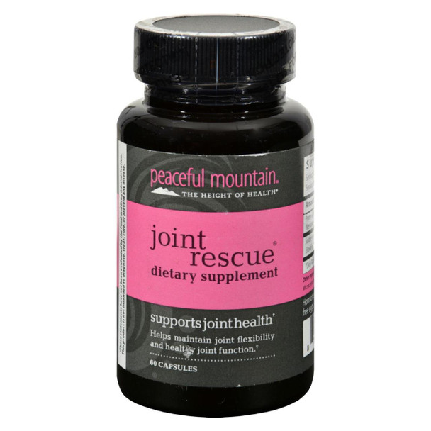 Peaceful Mountain Joint Rescue Dietary Supplement - 60 Caps