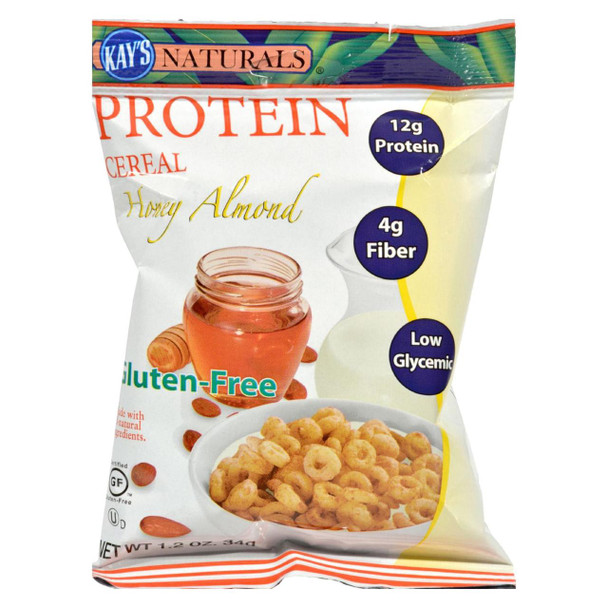 Kay's Naturals Protein Cereal Honey Almond - 1.2 oz - Case of 6