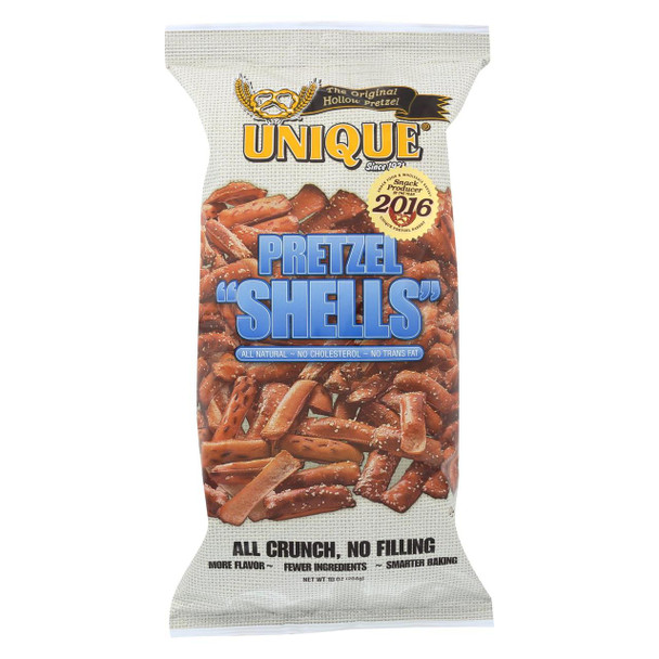 Unique Pretzels - Pretzel Shells - Original - Case of 12 - 10 oz.