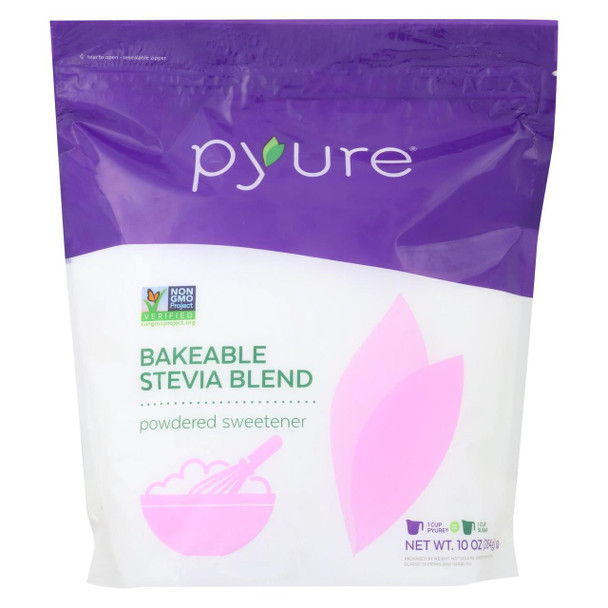 Pyure Bakeable Blend Stevia Sweetener - Case of 6 - 10 oz.