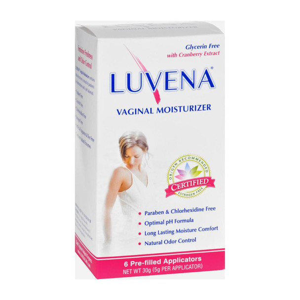 Luvena Vaginal Moisturizer and Lubricant - Box of 6 - 5 Grams