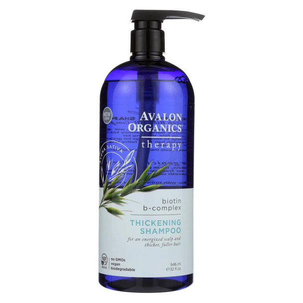 Avalon Shampoo - Organic Biotin-B Complex - 32 oz
